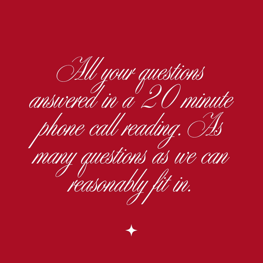 20 MINUTE CONSULTATION