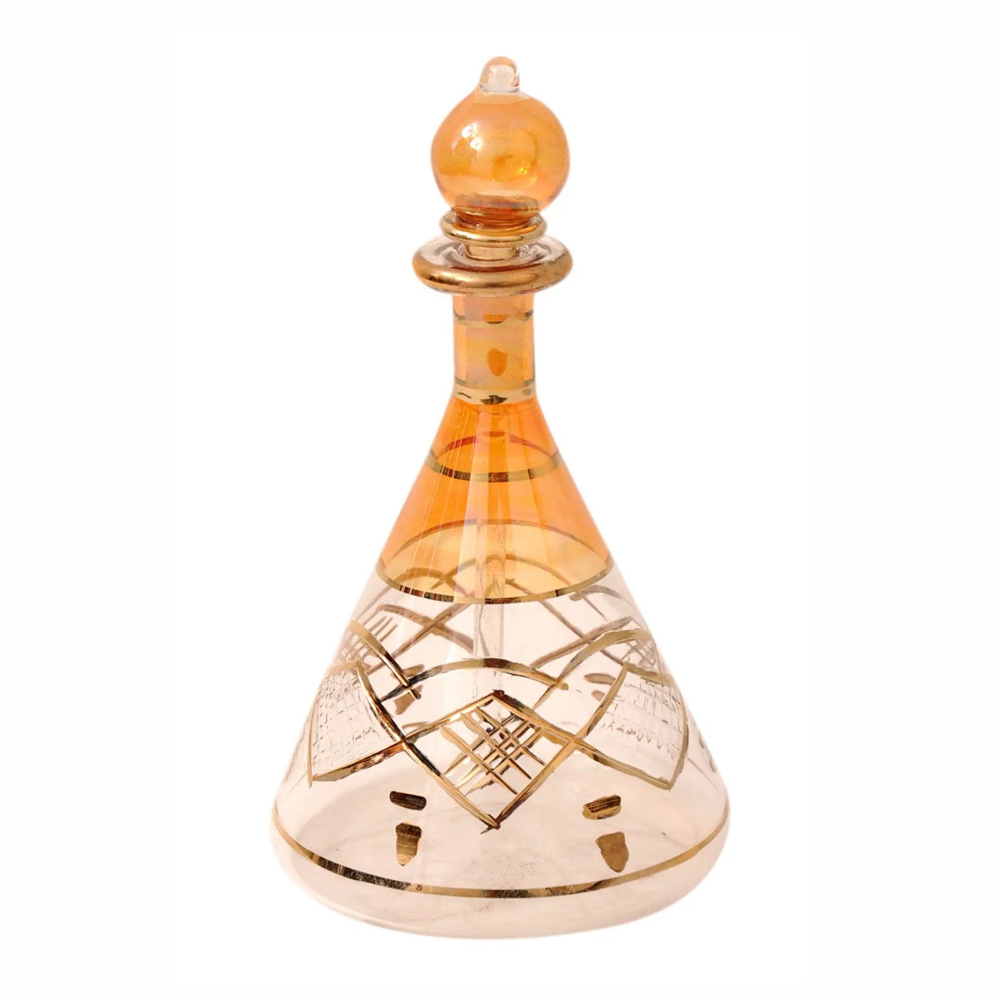 HAND BLOWN EGYPTIAN PERFUME BOTTLE