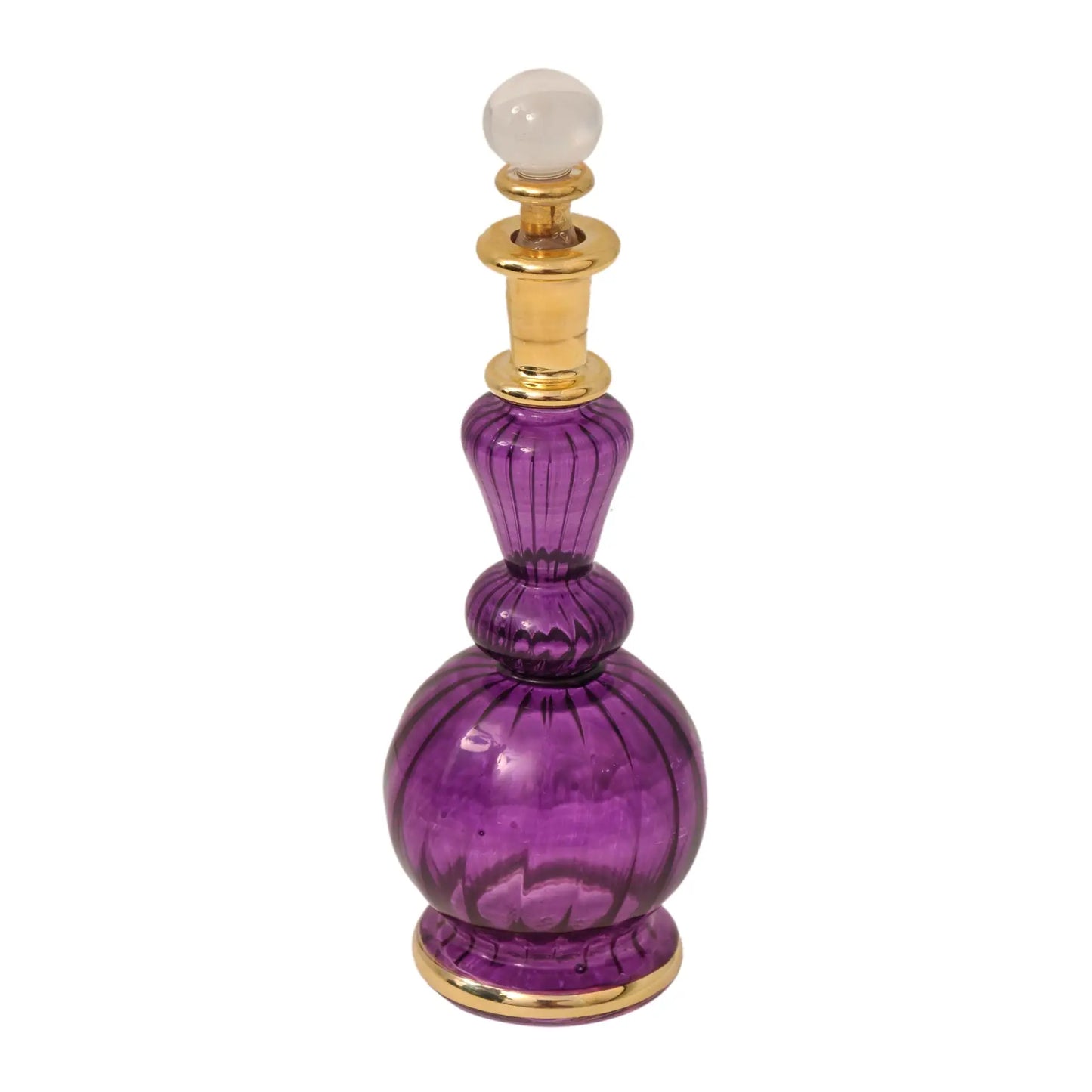 HAND BLOWN EGYPTIAN PERFUME BOTTLE