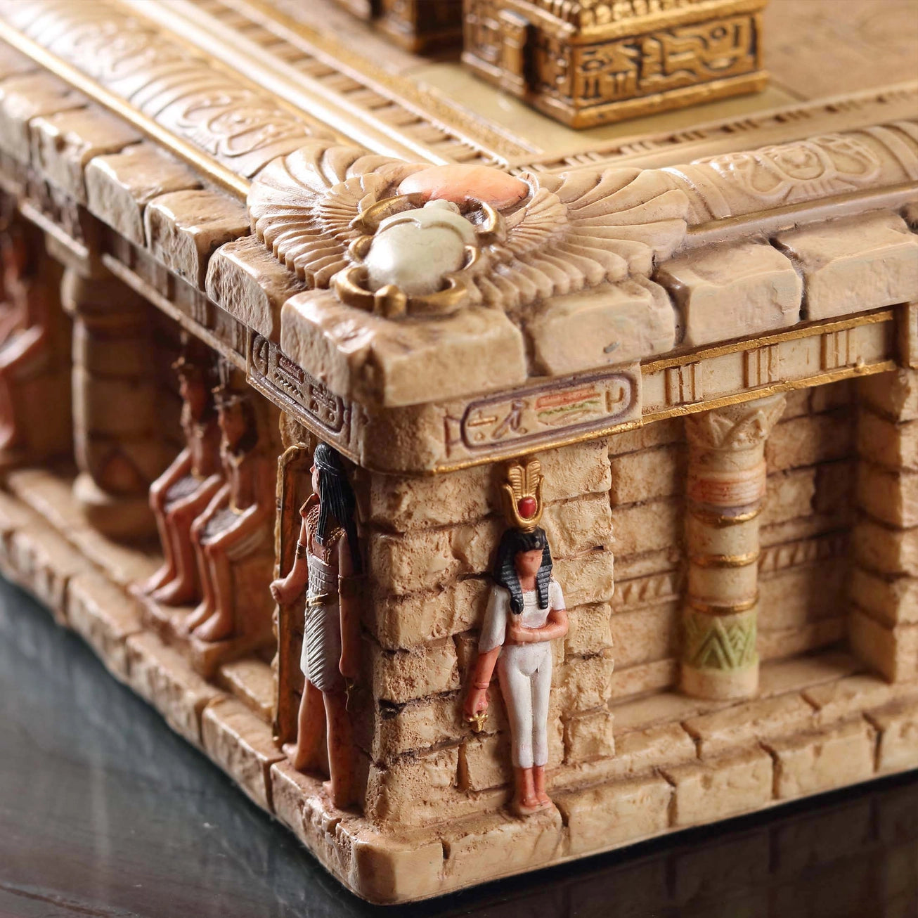 EGYPTIAN GOD CHESS + ANKH TEMPLE BOARD