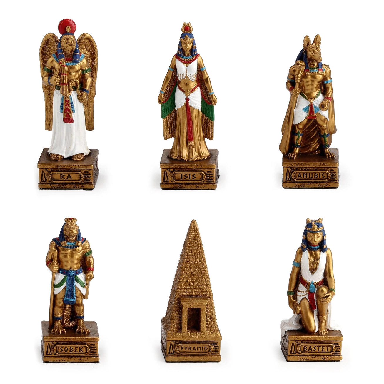 EGYPTIAN GOD CHESS + ANKH TEMPLE BOARD